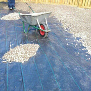 GroundTex Heavy Duty Ground Cover Membrane Used Under Gravel On Driveway