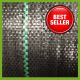 2m x 25m Ground Cover Membrane / Heavy Duty Weed Fabric 100g