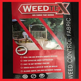 1m x 100m Weed Control Fabric / Garden Membrane 50g