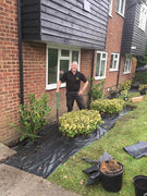 GroundTex Heavy Duty Weed Control Fabric Used When Planting New Bushes