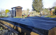 GroundTex Heavy Heavy Ground Cover Membrane Used To Cover Asparagus Beds
