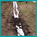 4.5m x 100m Geotextile Filter Membrane / Drainage Fabric 80g