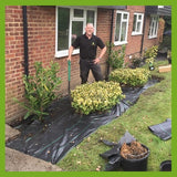 1.5m x 100m Ground Cover Membrane / Heavy Duty Weed Fabric 100g