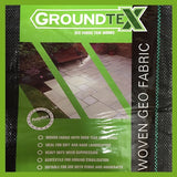 4.2m x 50m Ground Cover Membrane / Heavy Duty Weed Fabric 100g