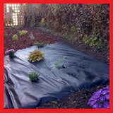 1m x 15m Weed Control Fabric / Garden Membrane 50g
